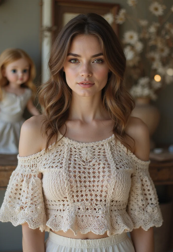 29 Cute Outfit Ideas from Crochet Doll Clothes Free Patterns - 25. Charming Capelet