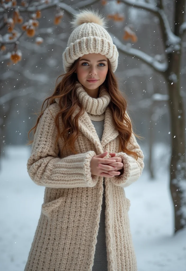 29 Cute Outfit Ideas from Crochet Doll Clothes Free Patterns - 7. Stylish Winter Coat