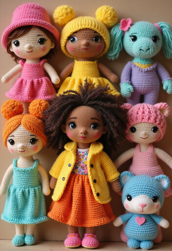 29 Cute Outfit Ideas from Crochet Doll Clothes Free Patterns - Conclusion