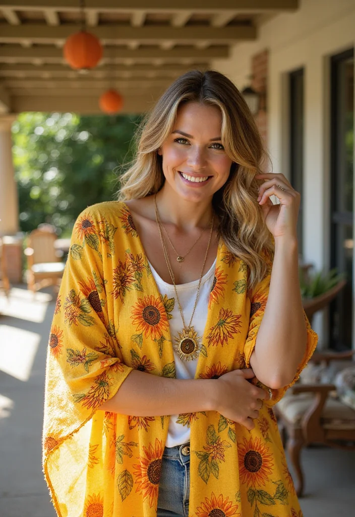 29 Elegant Wraps from Crochet Shawl Patterns Free - 14. Sunflower Shawl