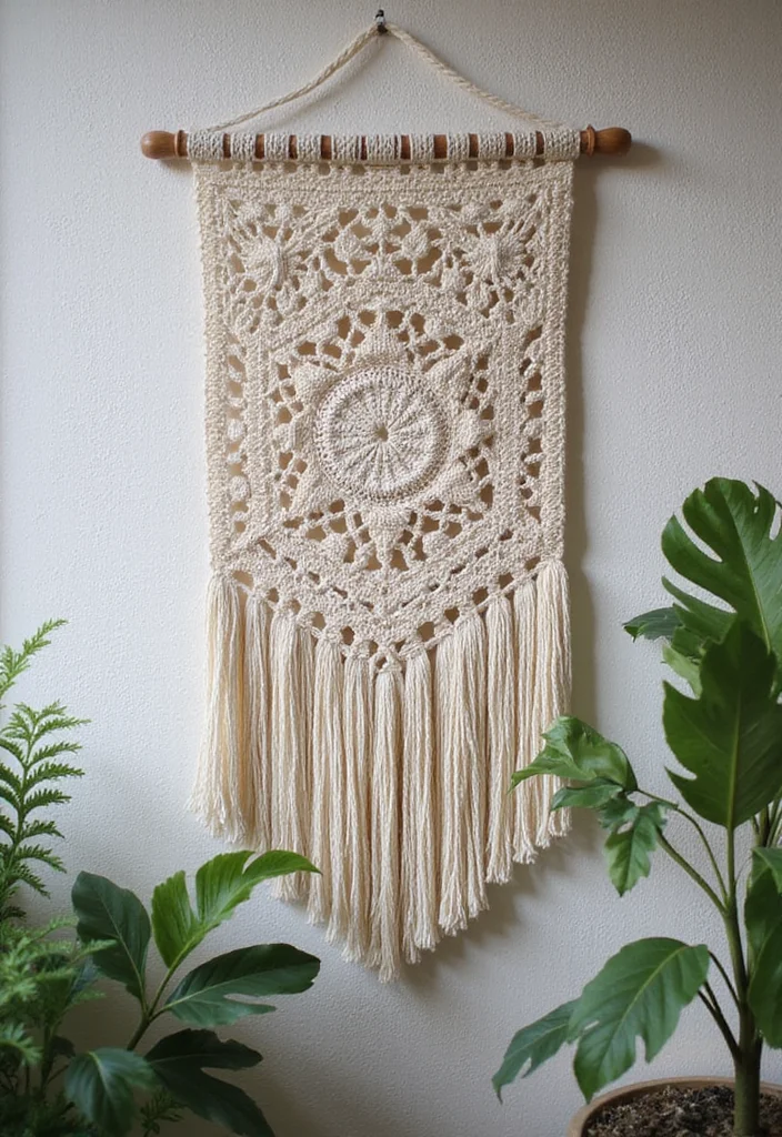 29 Fashion Looks for Crochet Clothing and Accessories - 20. Creative Crochet Wall Hangings