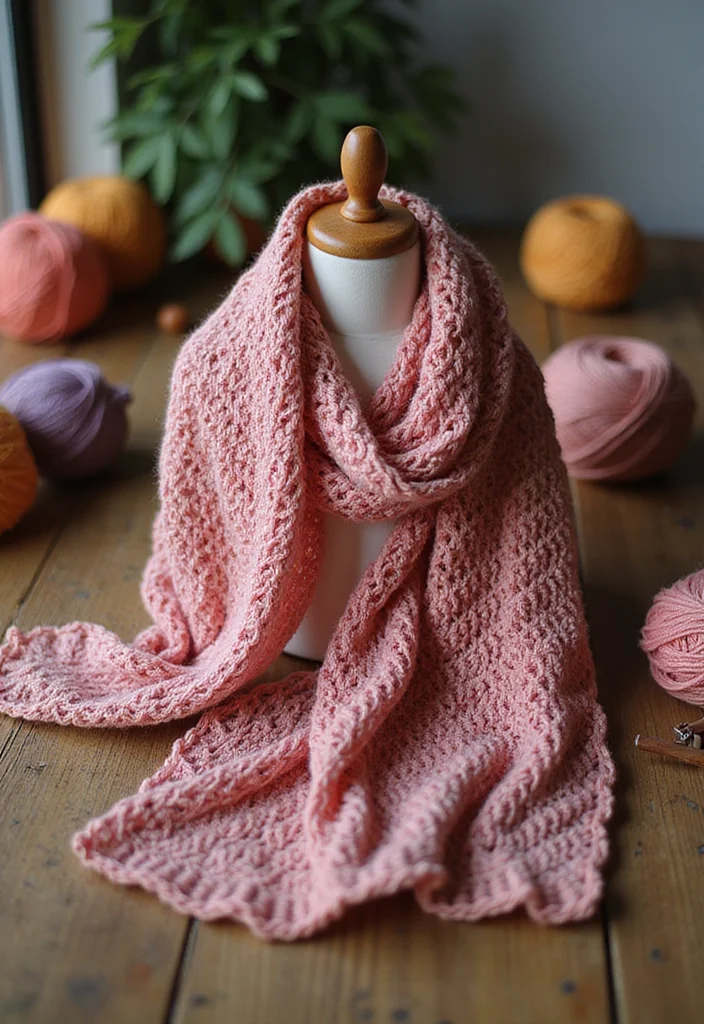 29 Fashion Looks for Crochet Clothing and Accessories - 7. Stylish Crochet Scarves