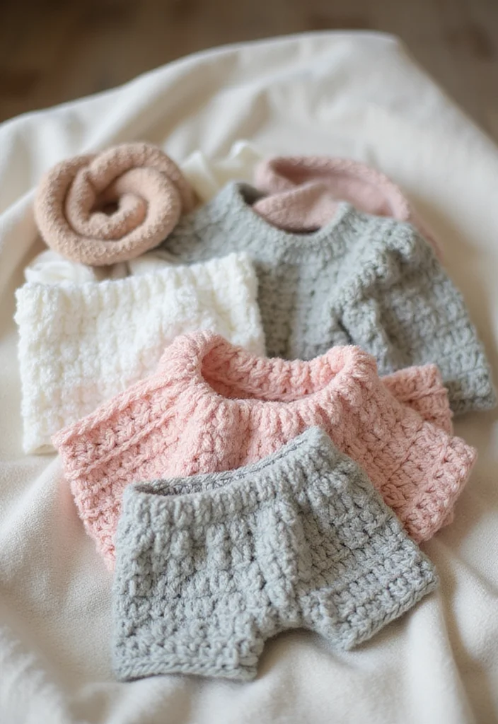 29 Fashion Looks for Crochet Clothing and Accessories - 8. Adorable Crochet Baby Clothes