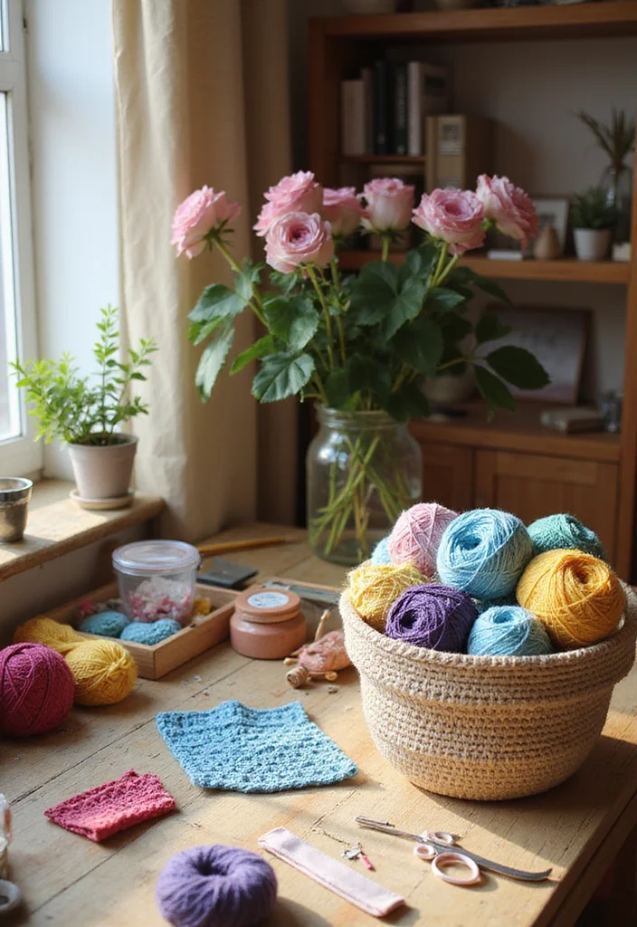 29 Helpful Tips Showing How to Crochet for Beginners - 13. Keep Your Workspace Organized