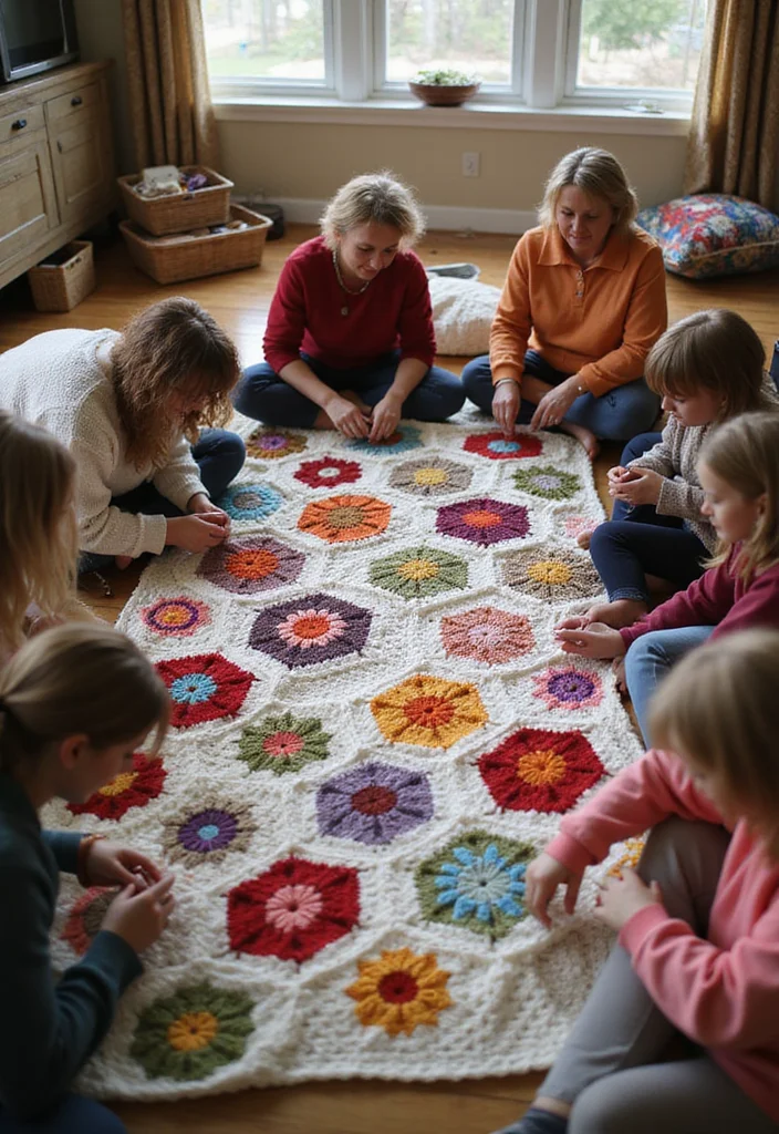 29 Helpful Tips Showing How to Crochet for Beginners - 22. Try Collaborative Projects