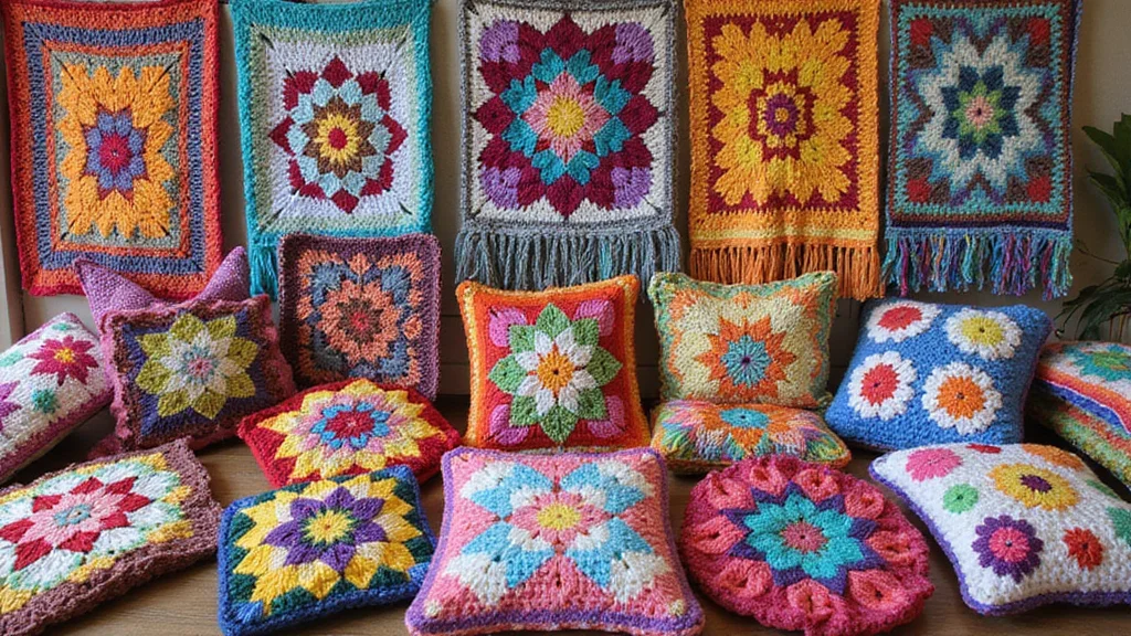 30 Beautiful Projects with Mosaic Crochet Patterns: Free Charts Await!