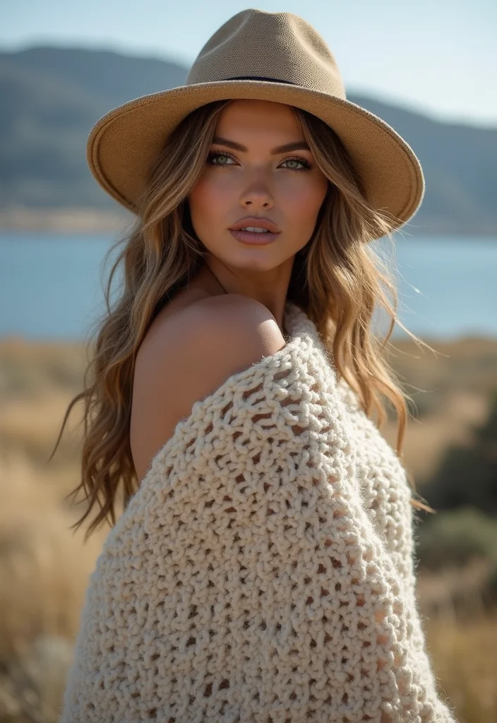 30 Beautiful Wearables from Crochet Summer Tops Free Patterns - 18. Chunky Knit Style