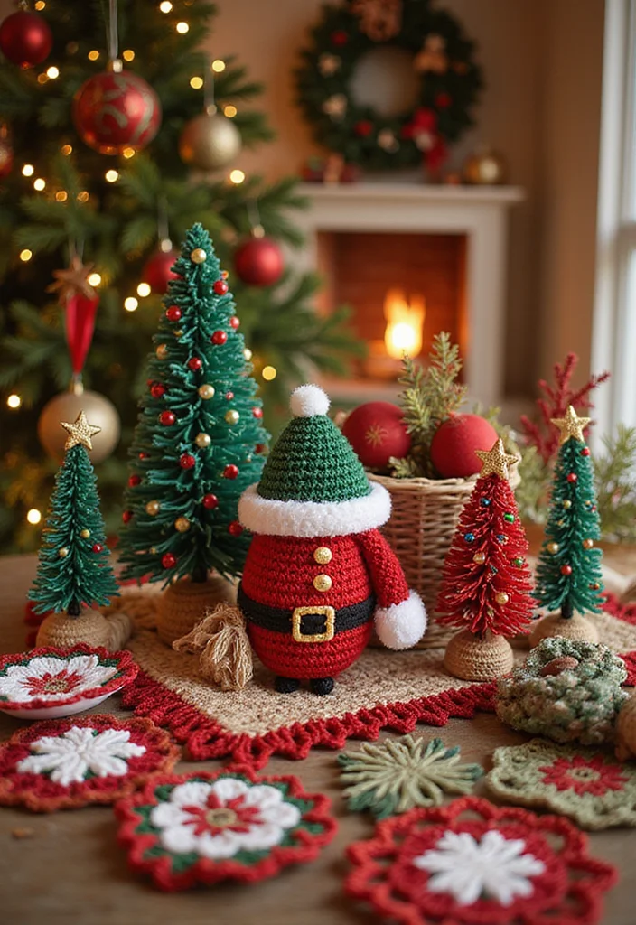 30 Fashionable Crochet Styles for Black Women to Wear - 15. Crochet Festive Decor