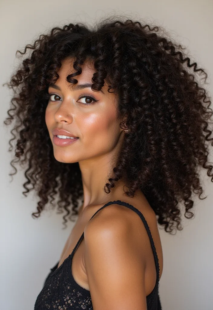 30 Iconic Hair Looks from Curly Crochet Hair Styles - 15. Layered Crochet Curls