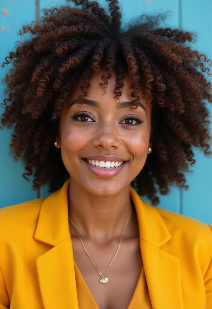 30 Iconic Hair Looks from Curly Crochet Hair Styles - 7. Afro-Inspired Crochet Curls