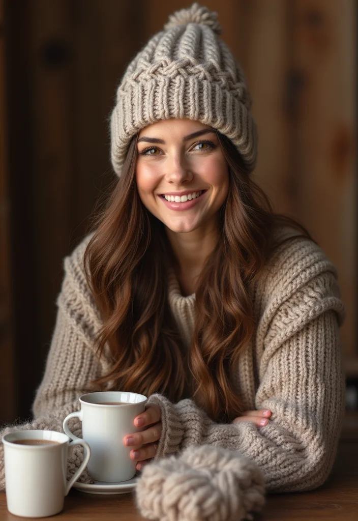 30 Must-Try Designs Using Crochet Hats Free Pattern - 15. Cozy Cabled Hat