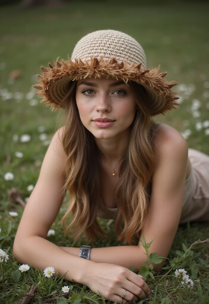 30 Must-Try Designs Using Crochet Hats Free Pattern - 18. Nature-Inspired Hat