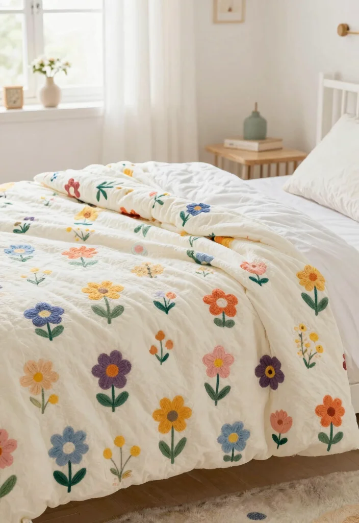 17 Cozy Crochet Baby Blanket Ideas for Beginners - 14. Floral Motif Blanket 1