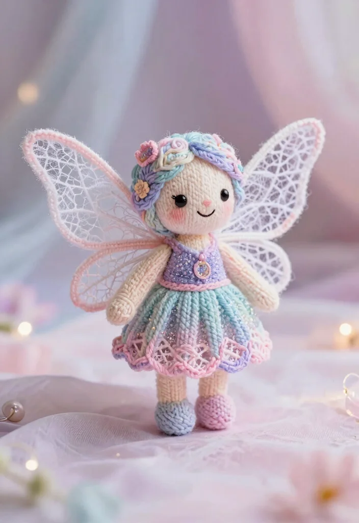 17 Sweet Handmade Crochet Lovey Ideas for Baby Comfort - 7. Fairy Lovey 1