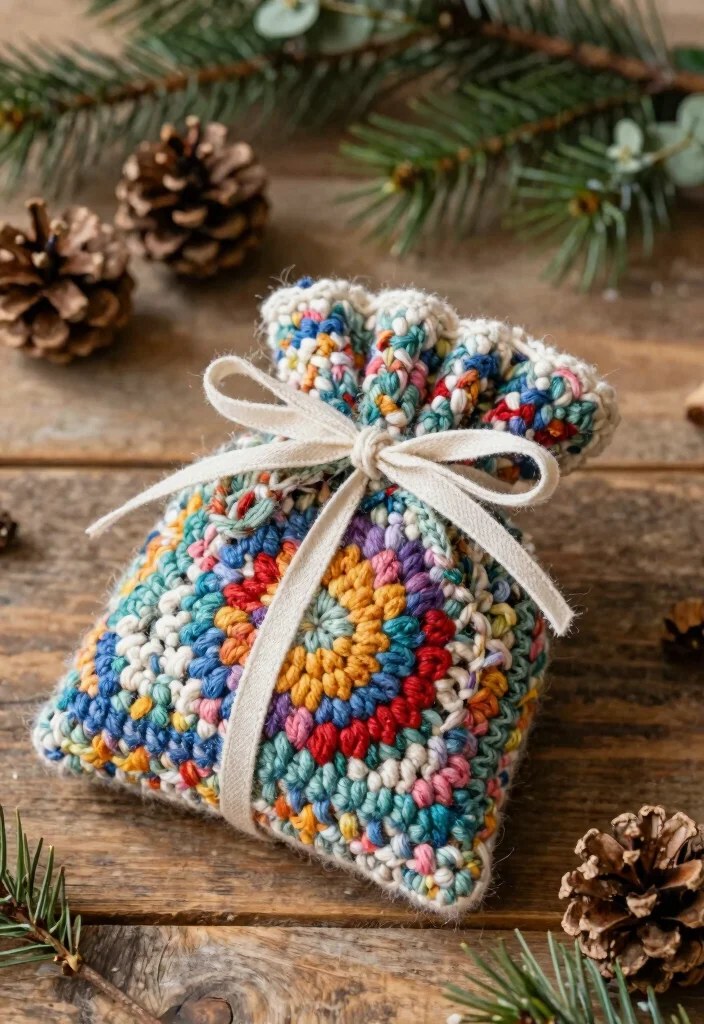 19 Clever Handmade Ideas for Creative Reuse of Scrap Yarn - 12. Eco-Friendly Gift Wrap 1