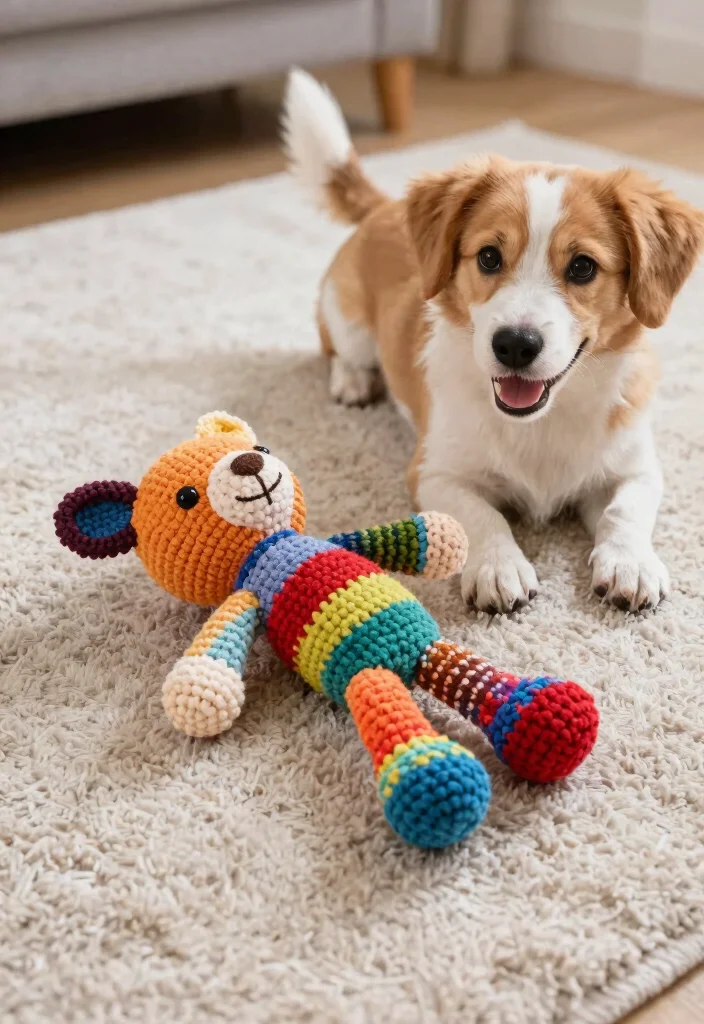 19 Clever Handmade Ideas for Creative Reuse of Scrap Yarn - 19. Playful Crochet Toys for Pets 1