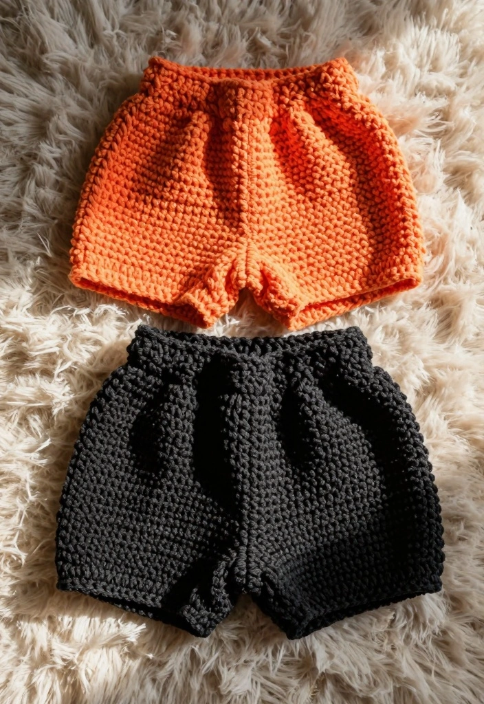 19 Essential Baby Crochet Patterns You Can Make at Home - 13. Simple Crochet Baby Shorts 1