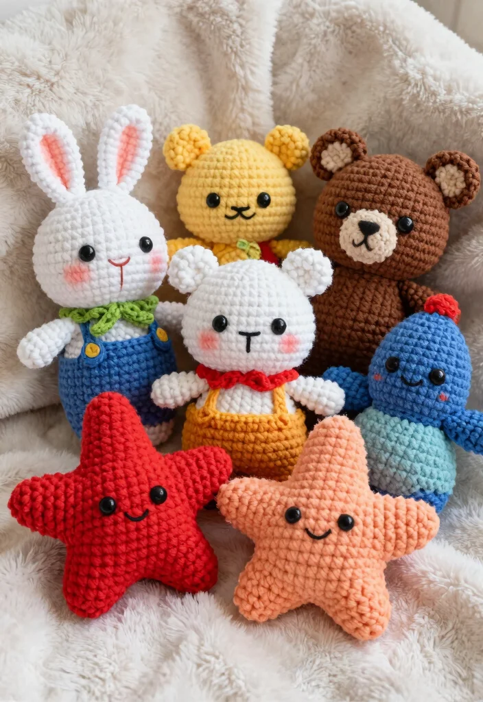 19 Essential Baby Crochet Patterns You Can Make at Home - 4. Playful Amigurumi Toys 1