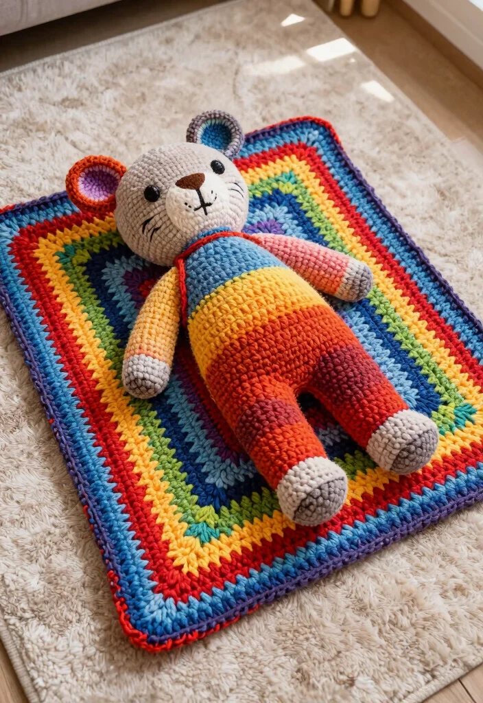 19 Essential Baby Crochet Patterns You Can Make at Home - 7. Cute Baby Blanket Buddy 1