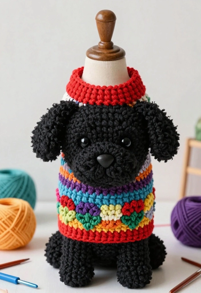 19 Thoughtful Crochet Gifts for Men: Handmade and Practical - 11. Dog Sweater 1