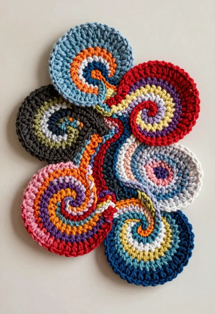 C2C Crochet Pattern Free Guide to Bold Geometric Designs with 18 Creative Layout Ideas - 13. Painting with Yarn 1