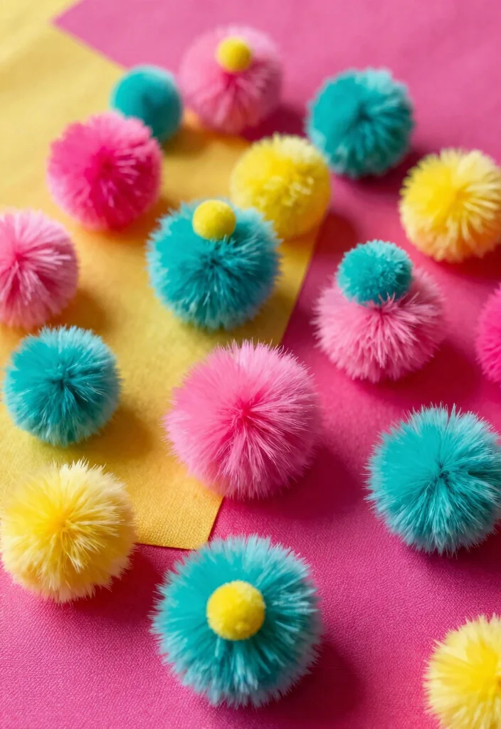 C2C Crochet Pattern Free Guide to Bold Geometric Designs with 18 Creative Layout Ideas - 15. Pom-Pom Couture 1