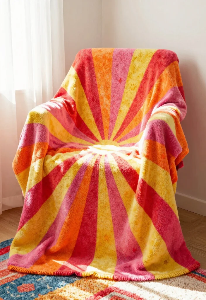 Crochet Afghan Patterns: Free Guide to Cozy Blanket Making with 18 Timeless Design Ideas - 11. Starburst Afghan 1