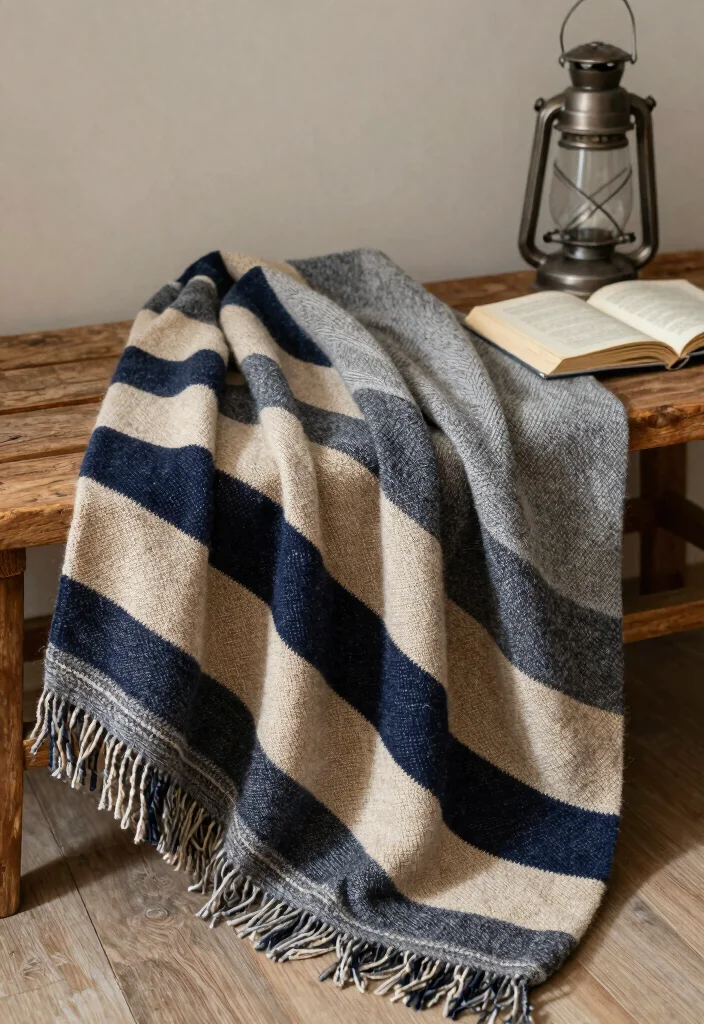 Crochet Afghan Patterns: Free Guide to Cozy Blanket Making with 18 Timeless Design Ideas - 9. Striped Afghan 1