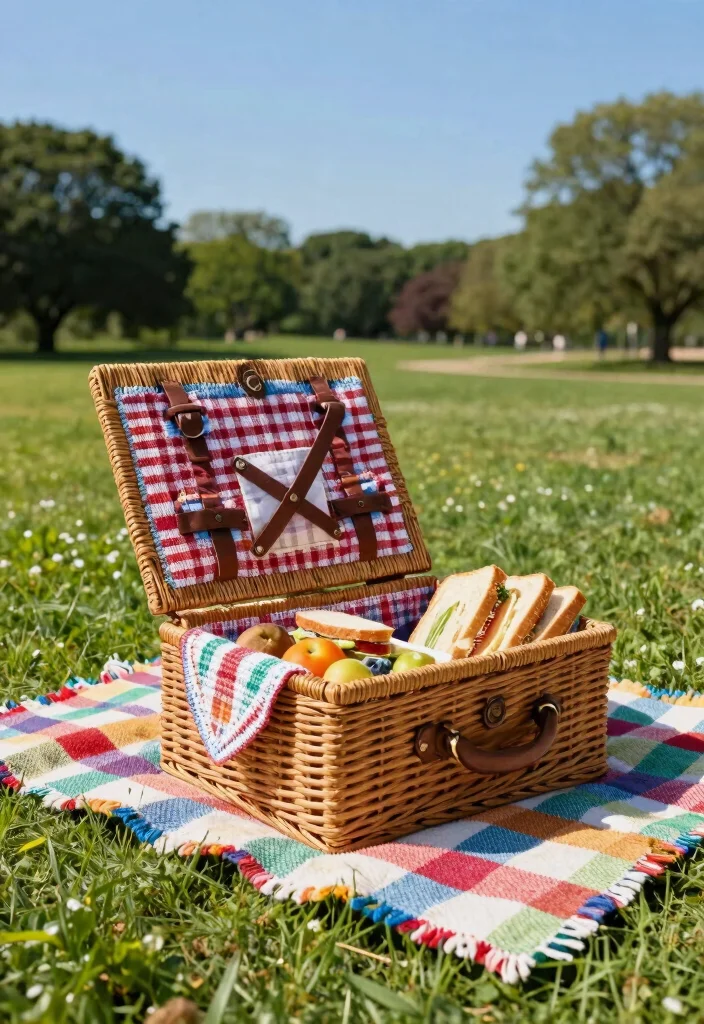 Crochet Basket Pattern Free Guide for Stylish Home Storage - 19. Crochet Picnic Basket 1