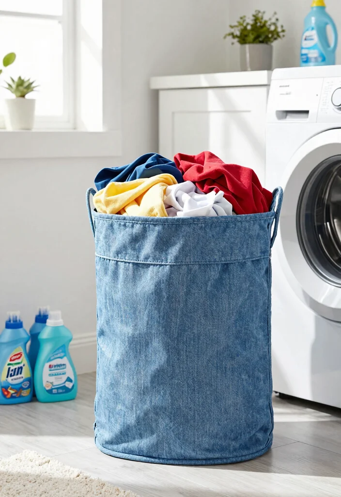 Crochet Basket Pattern Free Guide for Stylish Home Storage - 7. Crochet Hamper for Laundry 1