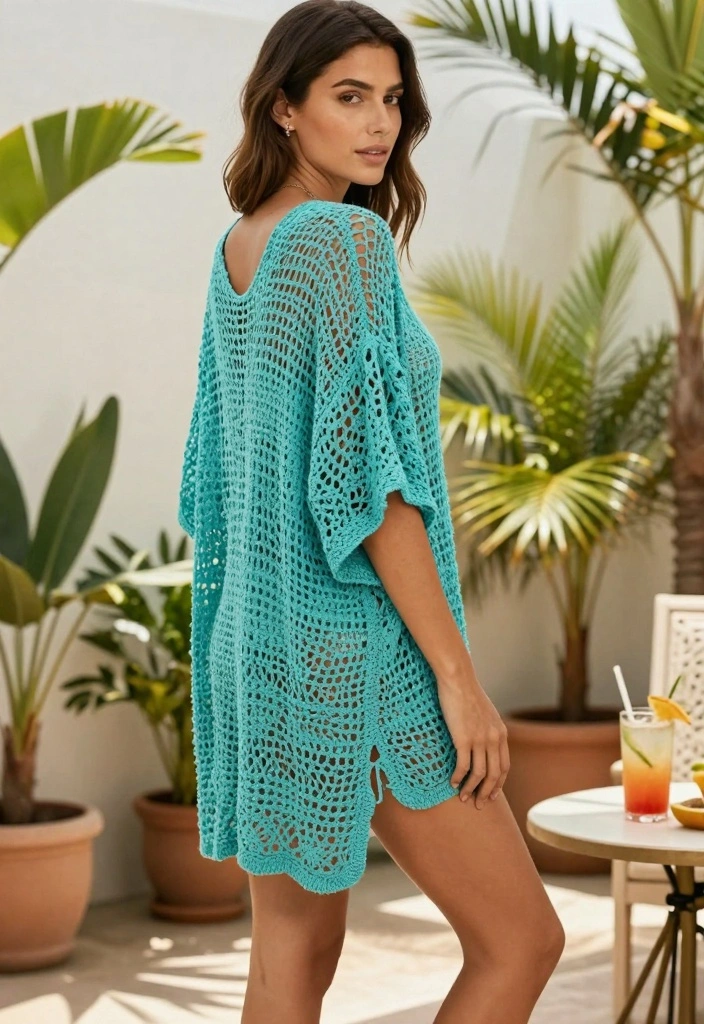 Crochet Beach Cover-Up Guide: 19 Breezy Style Ideas for Relaxed Summer Layers - 5. Breezy Crochet Shrug 1