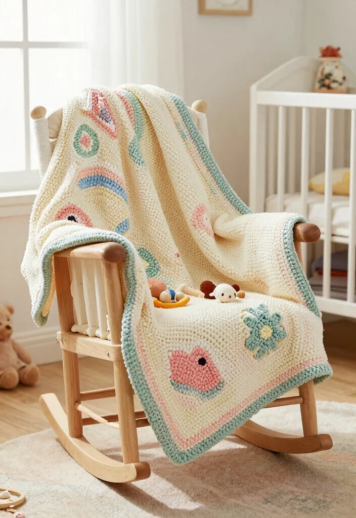 Crochet Blanket Patterns: A Free Guide for All Seasons with 20 Classic and Modern Designs - 11. Baby Blanket: Soft and Sweet 1