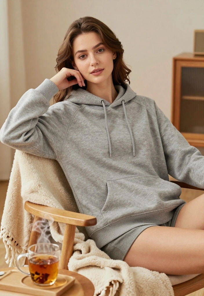 Crochet Blouse Free Pattern Guide for Handmade Fashion Lovers: 20 Wearable Style Ideas - 16. Relaxed Fit Hoodie 1