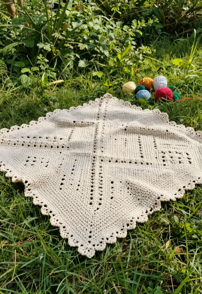 Crochet Borders for Blankets: A Guide to Polished Finishes with 18 Decorative Edging Ideas - 2. Picot Edge 1