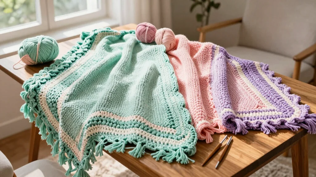 Crochet Borders for Blankets: A Guide to Polished Finishes with 18 Decorative Edging Ideas