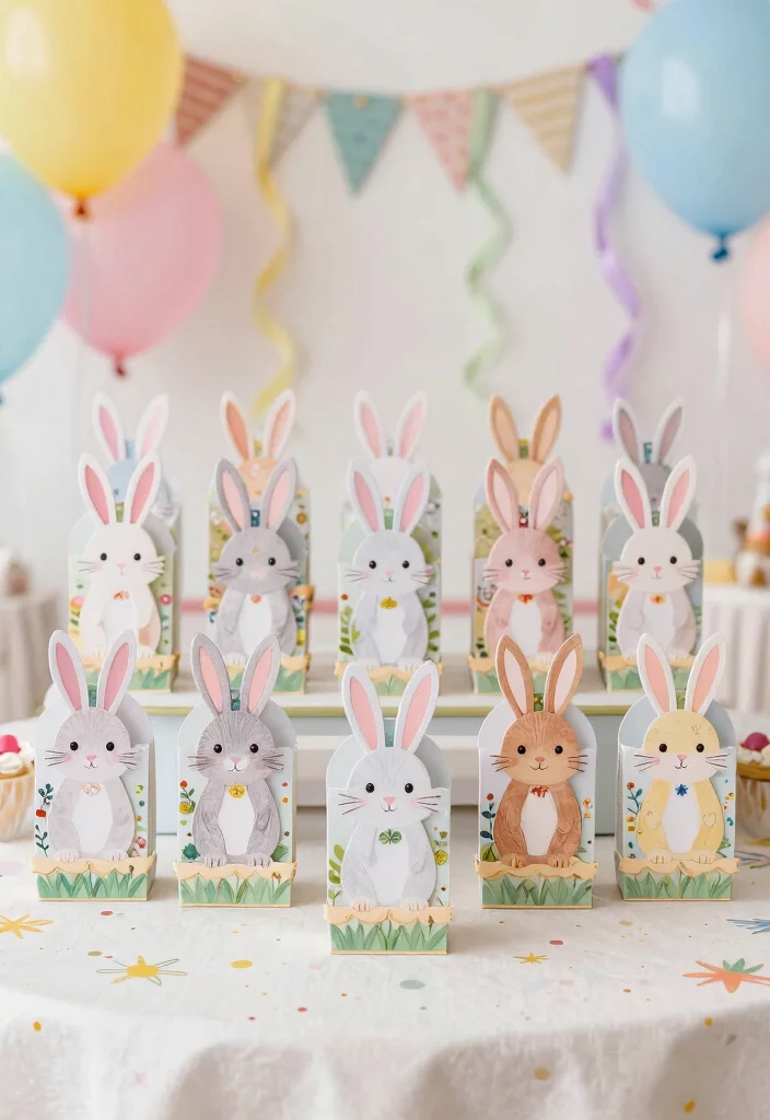 Crochet Bunny Pattern: Free Guide to Adorable Toys with 19 Soft Amigurumi Designs - 14. Bunny Party Favors 1