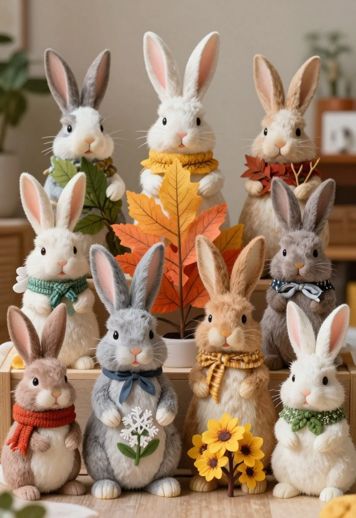 Crochet Bunny Pattern: Free Guide to Adorable Toys with 19 Soft Amigurumi Designs - 9. Seasonal Bunnies 1