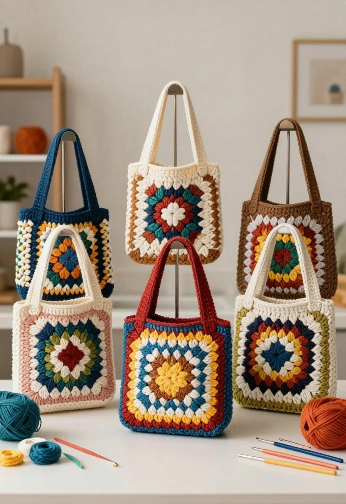 Crochet Granny Square Bag Guide: Combining Charm and Function with 17 Creative Bag Ideas - Conclusion 1