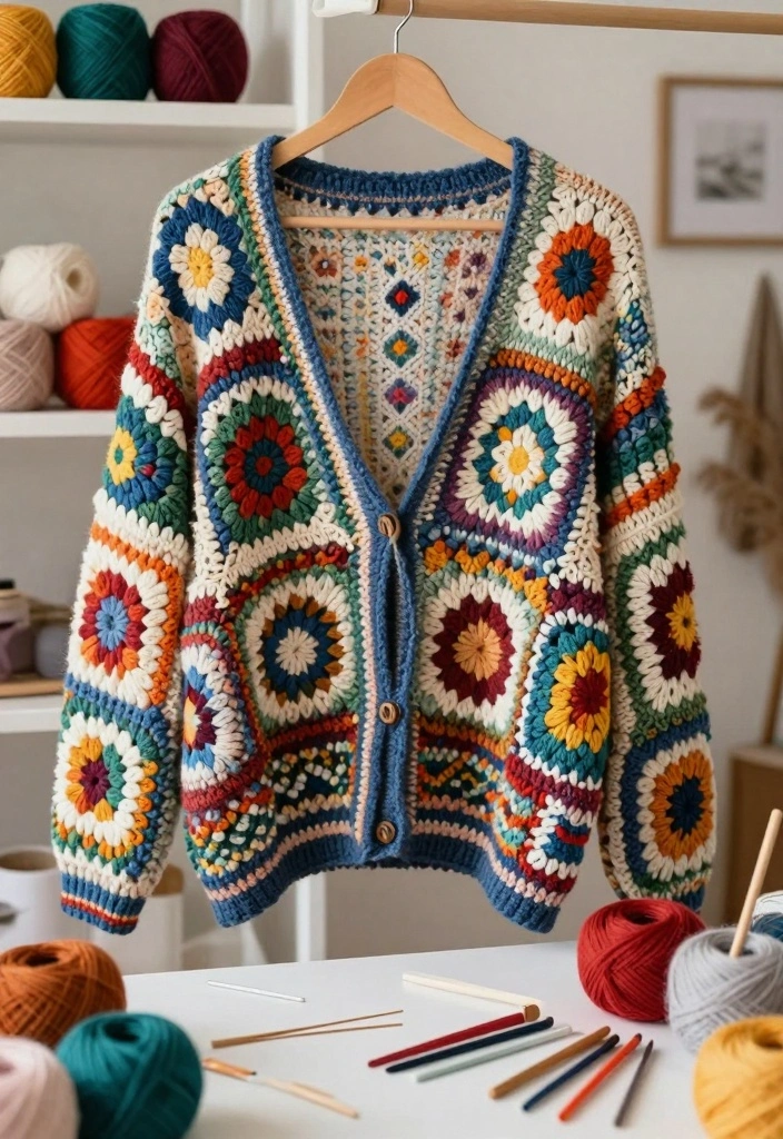 Crochet Granny Square Cardigan Guide for Cozy Statement Layers - Conclusion 1