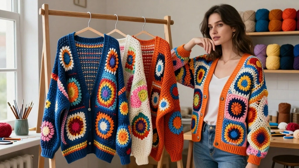 Crochet Granny Square Cardigan Guide for Cozy Statement Layers