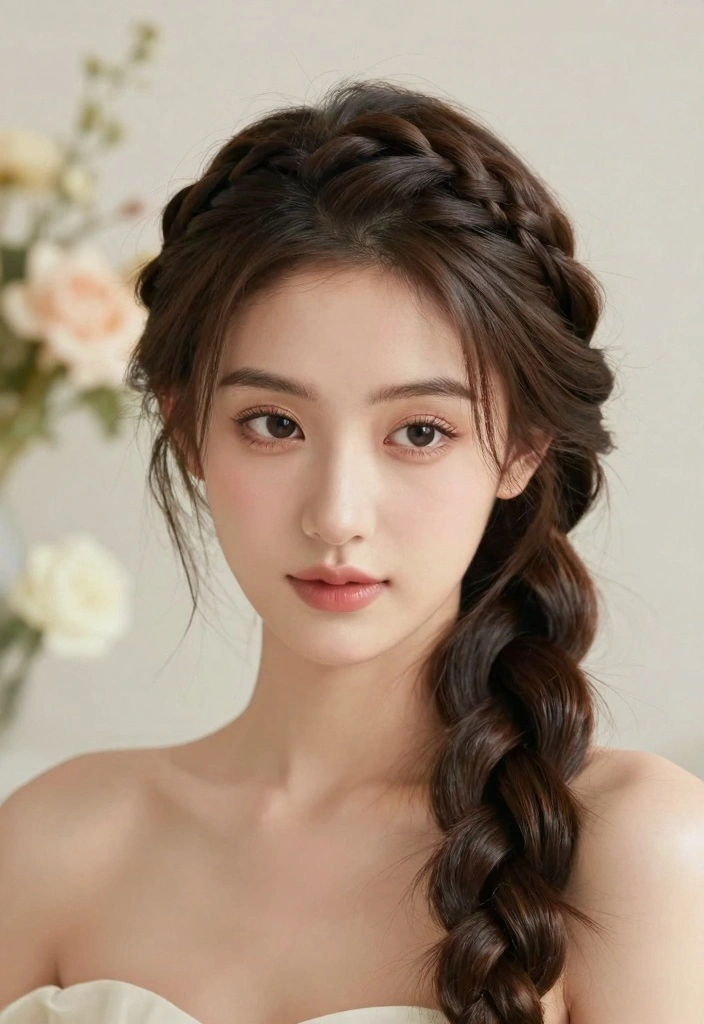 Crochet Hair Styles: Freetress Guide to Creative Braided Looks with 18 Textured Style Ideas - 13. Braided Crown 1