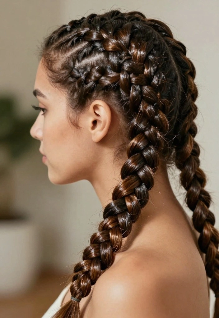 Crochet Hair Styles: Freetress Guide to Creative Braided Looks with 18 Textured Style Ideas - 16. Fishbone Braids 1