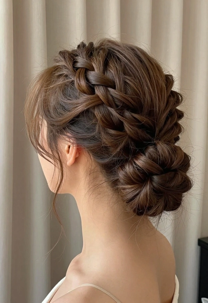 Crochet Hair Styles: Freetress Guide to Creative Braided Looks with 18 Textured Style Ideas - 5. Crochet Braided Bun 1