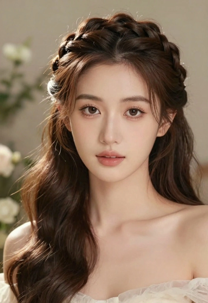 Crochet Hair Styles: Freetress Guide to Creative Braided Looks with 18 Textured Style Ideas - 9. Crocheted Halo Braid 1