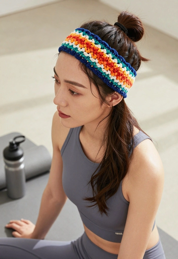 Crochet Headband Pattern: Free Guide for Quick and Stylish Accessories - 7. Sporty Headband 1
