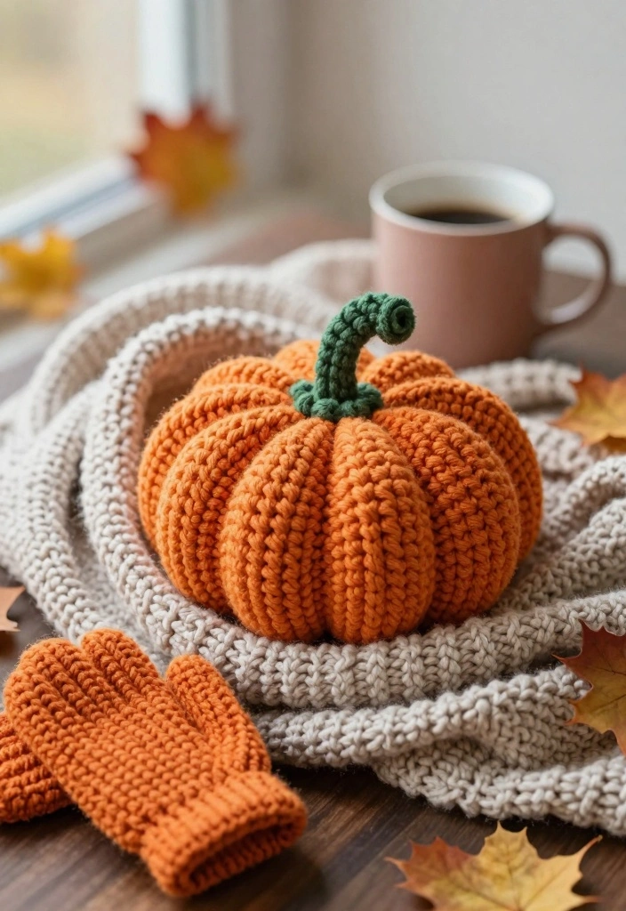 Crochet Pumpkin Free Pattern Guide for Seasonal Decor: 20 Cozy Autumn Project Ideas - 14. Crochet Pumpkin Beanie 1