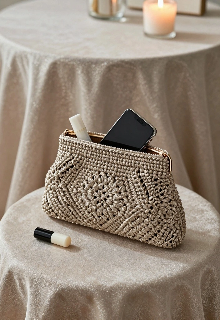 Crochet Purse Pattern Free Guide: 17 Everyday Bag Ideas - 4. The Clutch 1