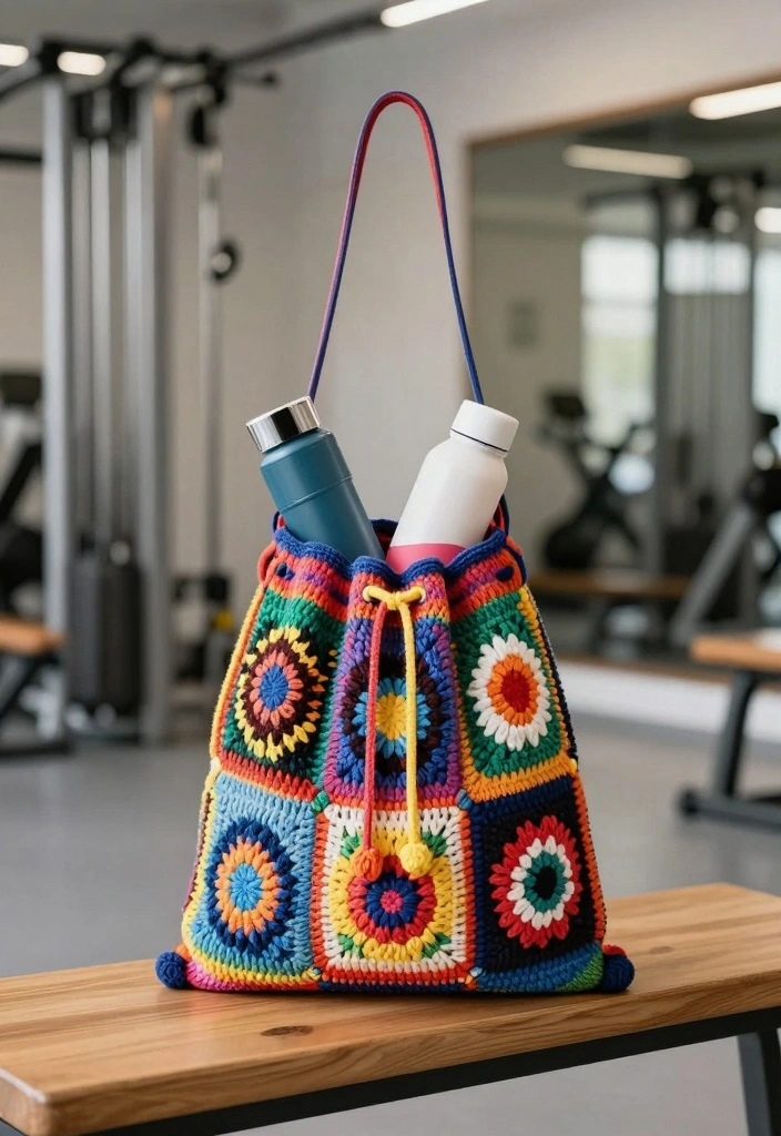 Crochet Purse Pattern Free Guide: 17 Everyday Bag Ideas - 5. The Drawstring Bag 1