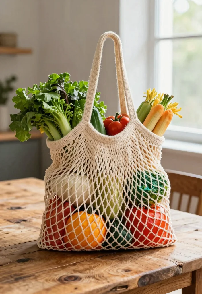 Crochet Purse Pattern Free Guide: 17 Everyday Bag Ideas - 7. The Market Bag 1