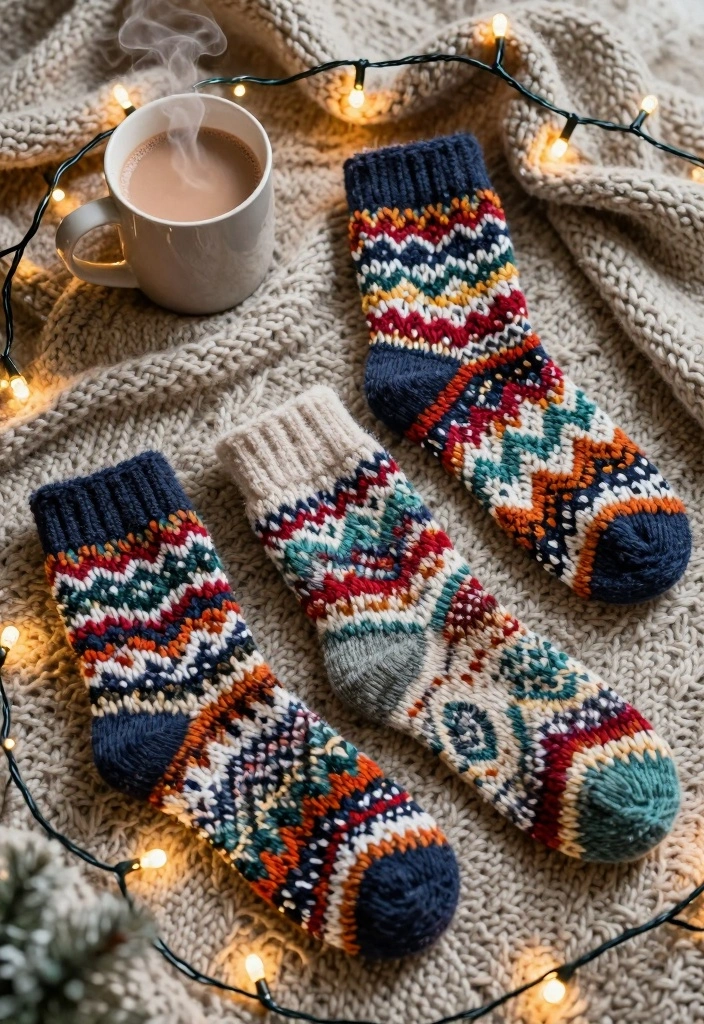 Crochet Slippers Free Pattern Guide for Comfortable Home Wear: 17 Warm Design Ideas - 5. Fuzzy Slipper Socks 1